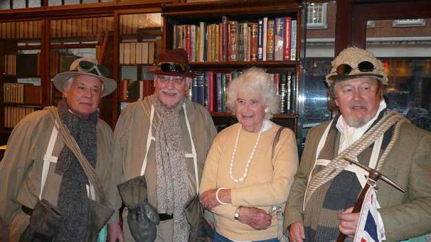 Jan Morris and members of the 1953 Everest team