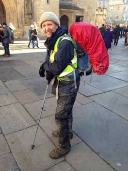 Tom in Bath at journey's end 2014