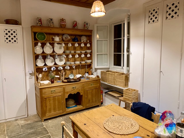 Patrick Leigh Fermor house kitchen. Courtesy Micheal Torrens