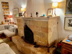 Patrick Leigh Fermor house the living room. Courtesy Micheal Torrens