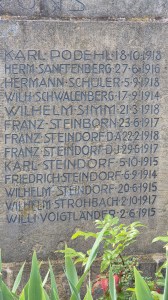 Steckby war memorial
